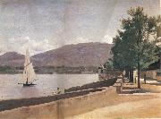 Corot Camille The quai give paquis in geneva china oil painting reproduction